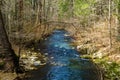 A Peaceful Mountain Trout Stream in the Blue Ridge Mountains Royalty Free Stock Photo