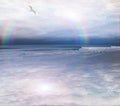 Peaceful ocean scene Royalty Free Stock Photo