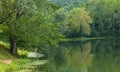Peaceful Otter Lake in the Blue Ridge Mountains Royalty Free Stock Photo