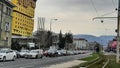 Peaceful protest of Sarajevo citizens driving cars due to Covid19 crisis in BH
