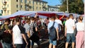 Peaceful protests in Belarus against falsification of presidential election results.