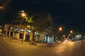 Street light at night Royalty Free Stock Photo