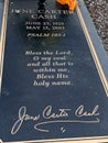 Beautifully cared for memorial June and Johnny Cash