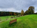 Peaceful seat in stunning location Royalty Free Stock Photo