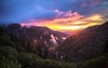 Peaceful Smoky Mountain Sunrise Royalty Free Stock Photo