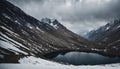 Peaceful Stillness in the Snowy Peaks