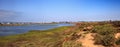 Peaceful and tranquil marsh of Bolsa Chica wetlands