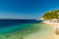 Peaceful and transparent mediterranean sea