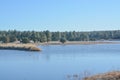 Peaceful view of Fool Hollow Lake in Show Low, Navajo County, Apache Sitgreaves National Forest, Arizona USA Royalty Free Stock Photo