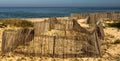 Peaceful wal at the dunes of Espinho, Portugal