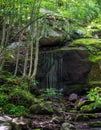 Peaceful Waterfall in the Forest Royalty Free Stock Photo