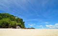 Peaceful white sand beach at Talu island