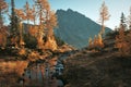 Peacefully At Ingalls Lake Trail Royalty Free Stock Photo