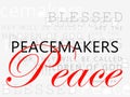 Peacemakers template Royalty Free Stock Photo