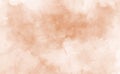 Peach abstract watercolor texture background. Vector beige watercolour pattern Royalty Free Stock Photo