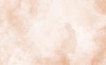 Peach abstract watercolor texture background. Vector beige watercolour pattern Royalty Free Stock Photo