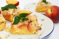 Peach cake