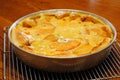 Peach Clafouti Royalty Free Stock Photo