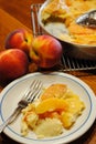 Peach Clafouti Royalty Free Stock Photo