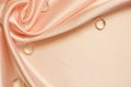 Peach draped background Royalty Free Stock Photo