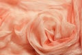 Peach draped background Royalty Free Stock Photo