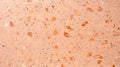 Peach Fuzz terrazzo pattern background, granite terrazzo flooring grunge vintage background.