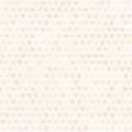 Peach heart pattern. Seamless vector