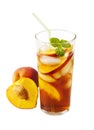 Peach Iced Tea Royalty Free Stock Photo