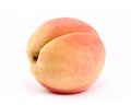 Peach isolated white background Royalty Free Stock Photo