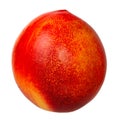 Peach isolated on a white background.