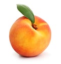 Peach isolated Royalty Free Stock Photo