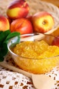 Peach jam Royalty Free Stock Photo
