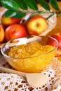 Peach jam Royalty Free Stock Photo