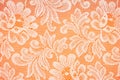 Peach lace Royalty Free Stock Photo