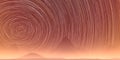 Peach orange space swirling beautiful galaxy skyscape. Stargaze background. Night sky spinning stars trail texture. Stargazing Royalty Free Stock Photo