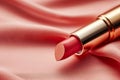 Peach Perfection: Minimalist Lipstick Delight.