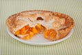 Peach Pie Royalty Free Stock Photo