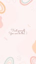 Peach Playful Cute Motivational Phone Wallpaper