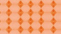 Peach and Rose Pink Argyle Pattern - Repeating Diamond Design Royalty Free Stock Photo