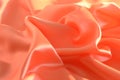 Peach silk background. Royalty Free Stock Photo