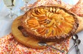 Peach tart Royalty Free Stock Photo