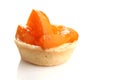 Peach tart Royalty Free Stock Photo