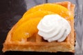 Peach Tart Slices Royalty Free Stock Photo