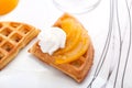 Peach Tart Slices Royalty Free Stock Photo