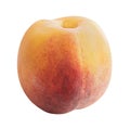 Peach on white background Royalty Free Stock Photo