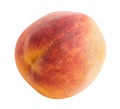 Peach on white background Royalty Free Stock Photo