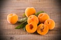 Peaches in the basket. Royalty Free Stock Photo