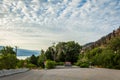 PEACHLAND, CANADA - AUGUST 01, 2020: entrance gate to Okanagan Lake Provincial Park North Campground