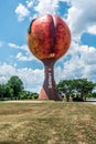 Peachoid Peach Water Tower in Gaffney South Carolina SC along Interstate 85