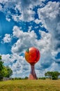 Peachoid Peach Water Tower in Gaffney South Carolina SC along Interstate 85